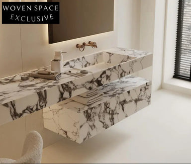 Chateau calacatta stone basin