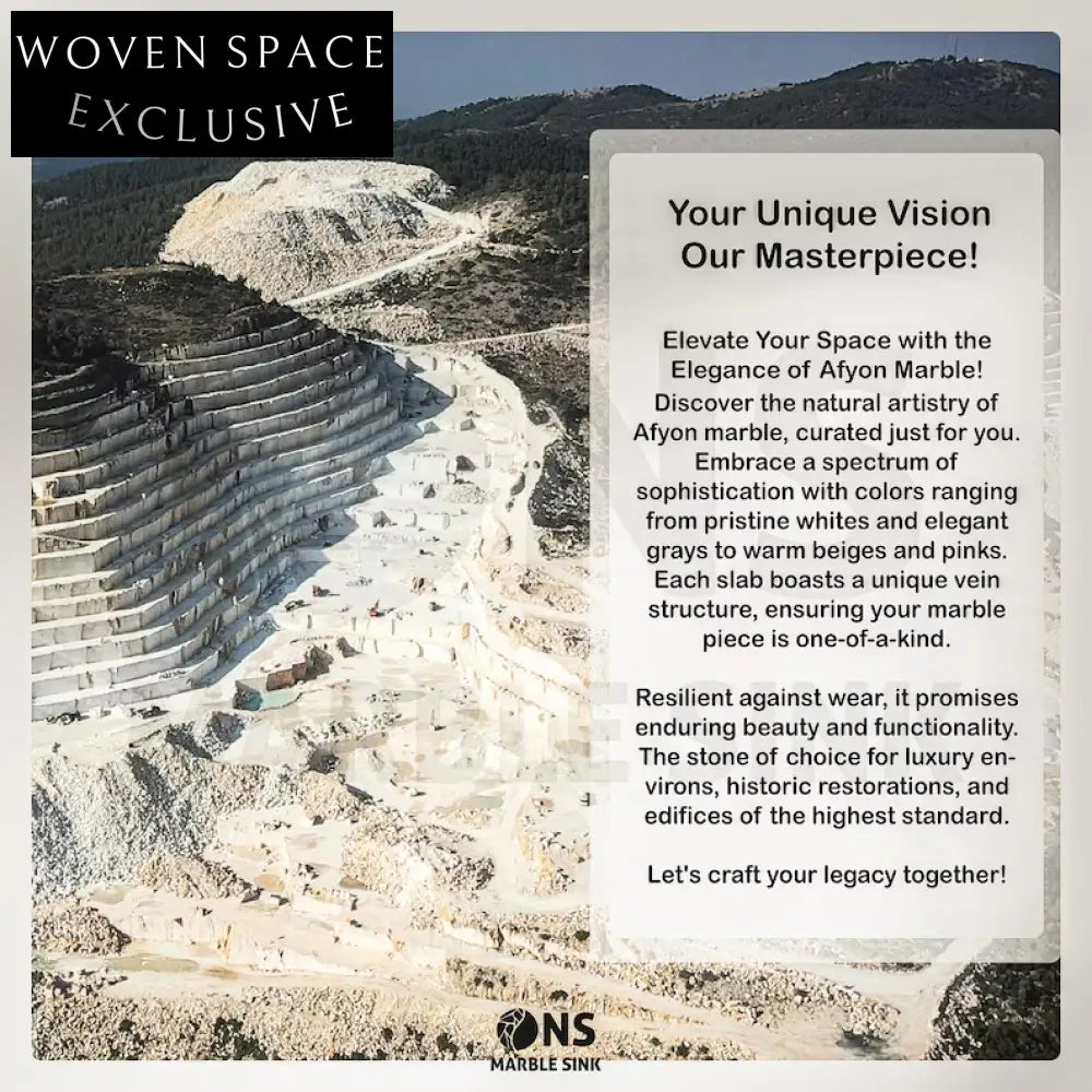 Chiara Designer Calacatta Monet Marble Sink Wall Mount Luxurious Finish