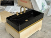 Chiara marble black-gold sink marble