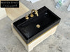 Chiara marble black-gold sink marble