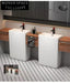 Chic Ceramic Pedestal Basin One-Piece Free Standing Modern Washing Sink