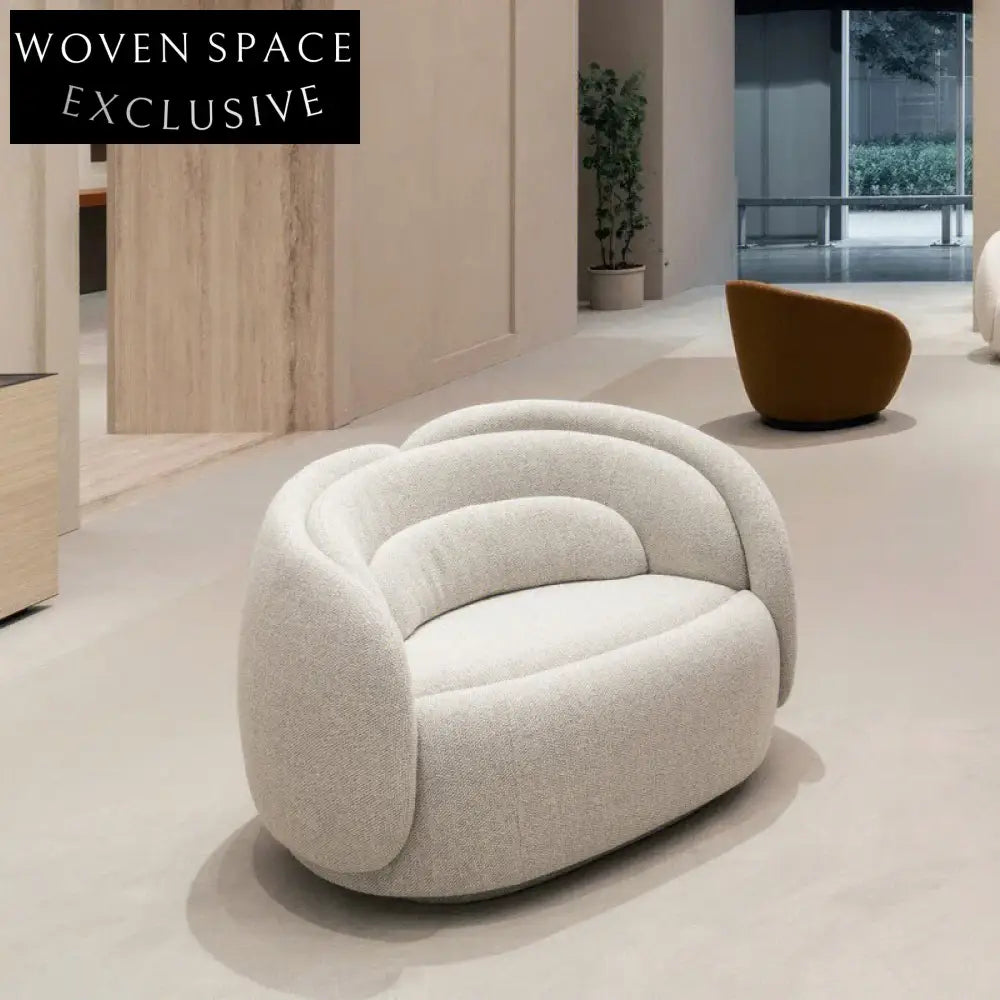 Chic Curved Fabric Modular Sectional Sofa for Flexible Living