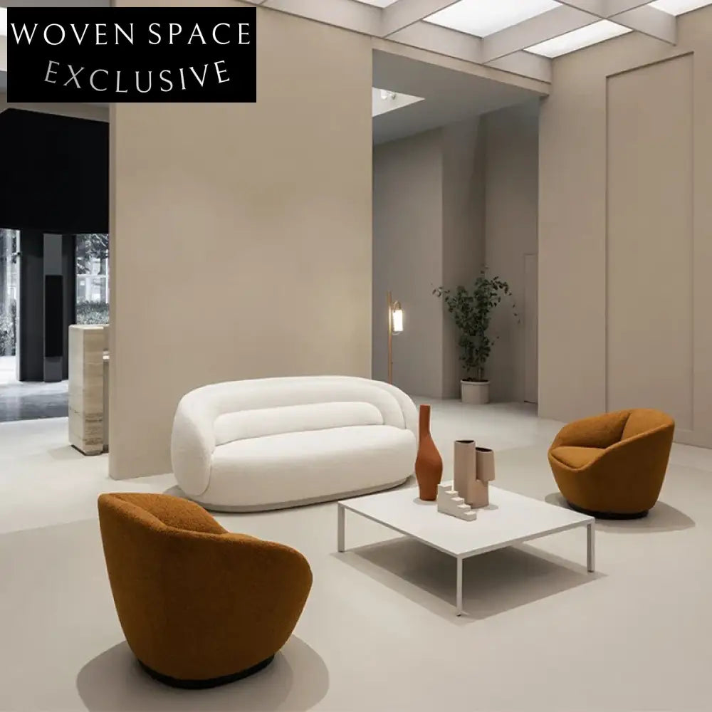 Chic Curved Fabric Modular Sectional Sofa for Flexible Living