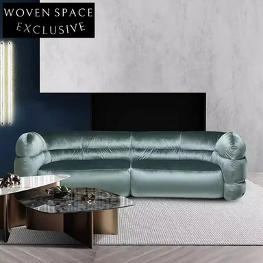 Chic Fabric Upholstered Minimalist Living Room Design Sofa for Modern Homes