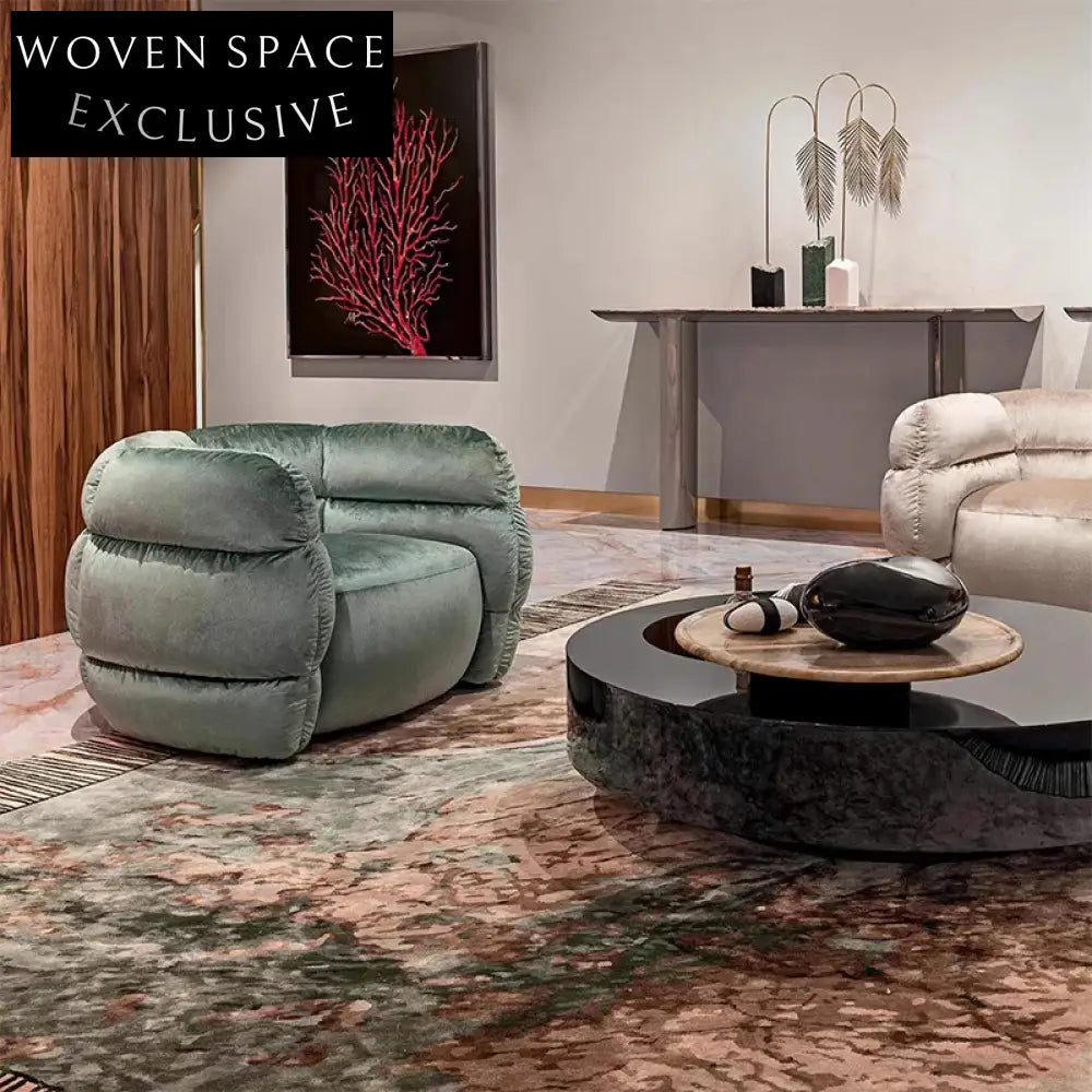 Chic Fabric Upholstered Minimalist Living Room Design Sofa for Modern Homes