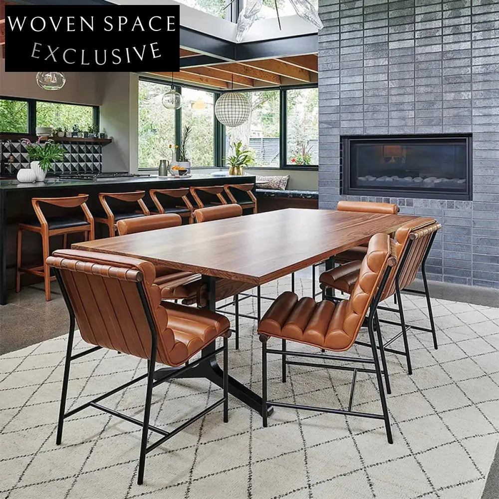 Chic French Country Boucle Counter Stool for Kitchen Island Dining Bar