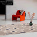 Chic French Hand-Knotted Luxury Rug for Modern Retro Living Room Decor