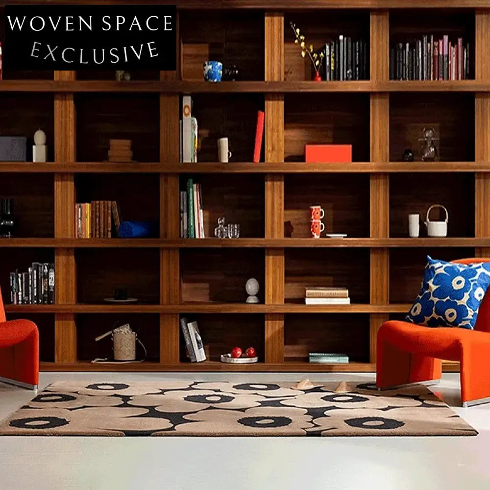 Chic French Hand-Knotted Luxury Rug for Modern Retro Living Room Decor