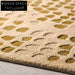 Chic French Retro Coffee-Color Thick Polyester Fiber Custom Living Room Area Rug