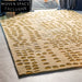 Chic French Retro Coffee-Color Thick Polyester Fiber Custom Living Room Area Rug