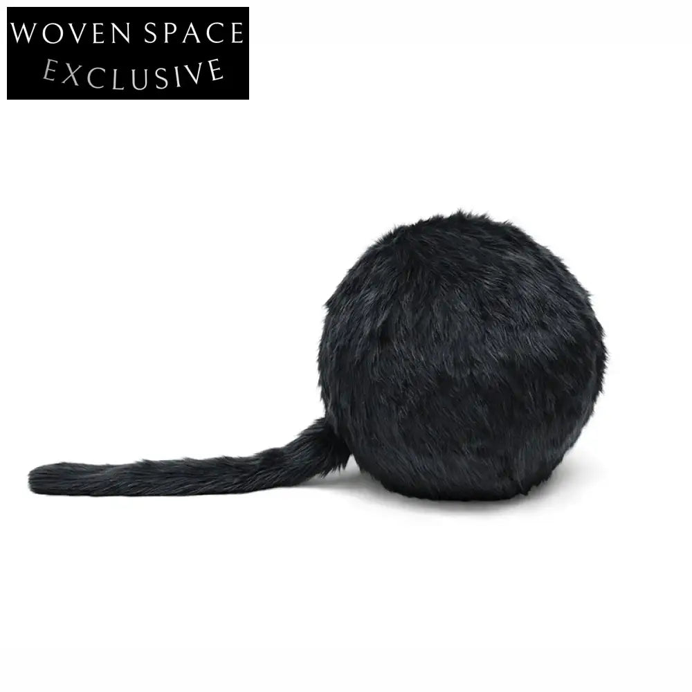 Chic Fur Tadpole Shaped Modern Home Decor Floor Stool for Dressing Room