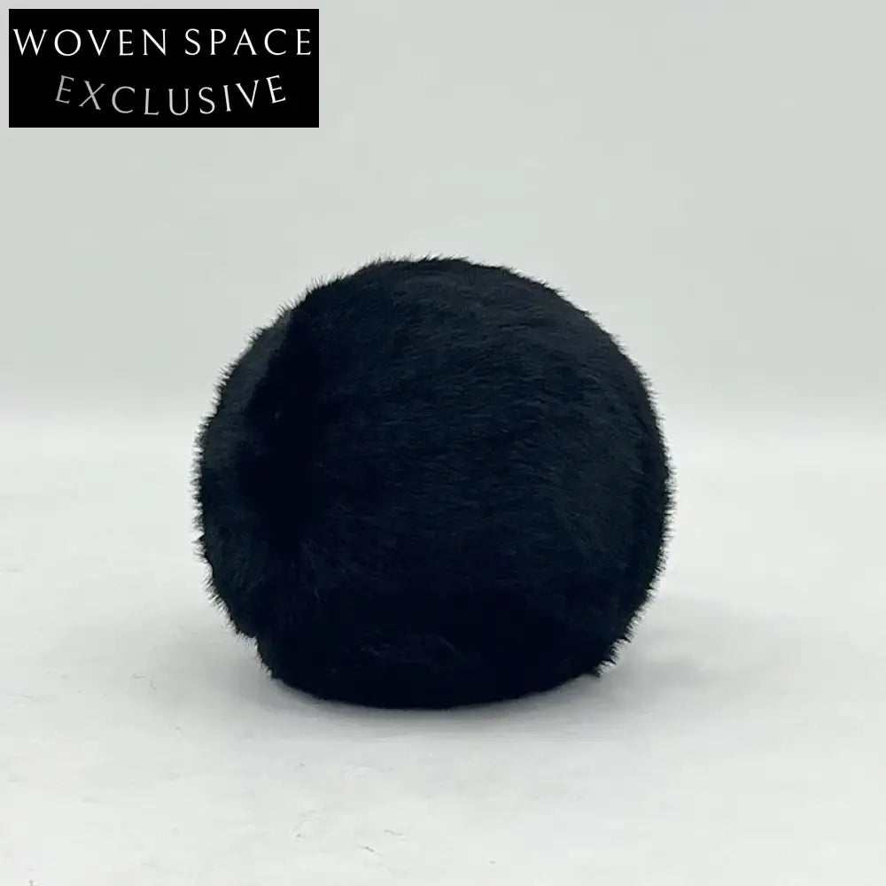 Chic Fur Tadpole Shaped Modern Home Decor Floor Stool for Dressing Room