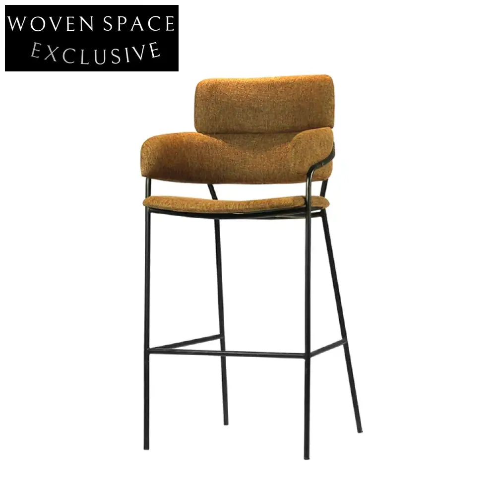 Chic Gold Metal Frame Modern Bar Stools & Dining Chairs for Kitchen