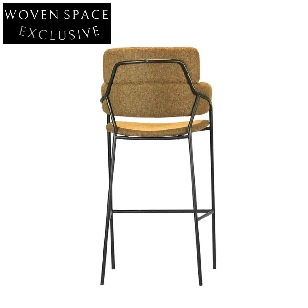 Chic Gold Metal Frame Modern Bar Stools & Dining Chairs for Kitchen