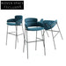 Chic Gold Metal Frame Modern Bar Stools & Dining Chairs for Kitchen