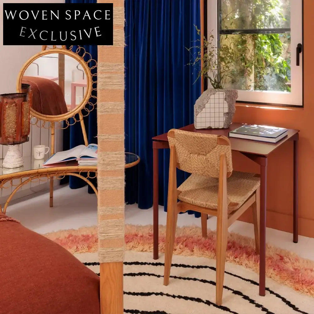 Chic Irregular Abstract Area Rug, Modern French Luxury Polyester Floor Carpet