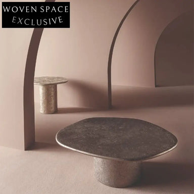 Chic Irregular Fiberglass Coffee Table, Modern Living Room Centerpiece Design