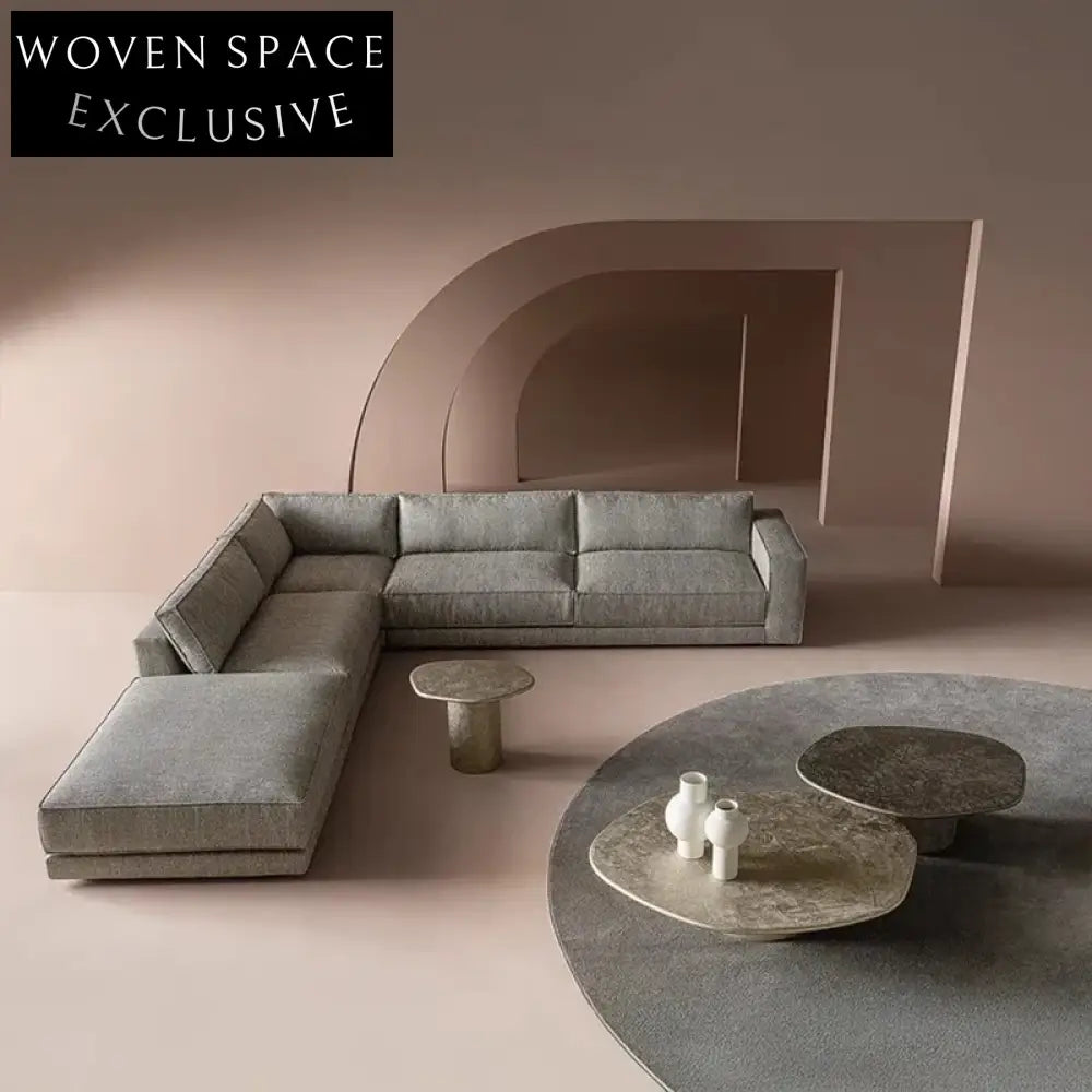 Chic Irregular Fiberglass Coffee Table, Modern Living Room Centerpiece Design