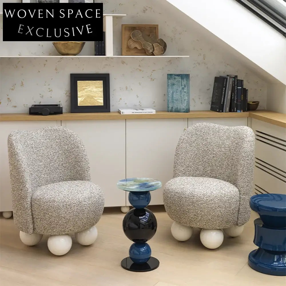 Chic Italian Design Cushioned Wood Frame Minimalist Fabric Living Room Sofa