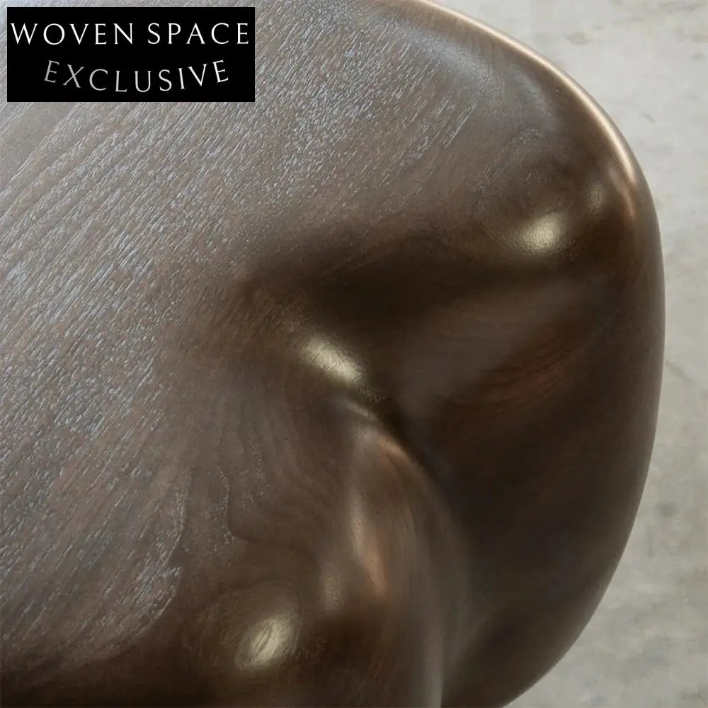 Chic Italian Design Heart Shaped Wooden Coffee Table for Modern Living Spaces