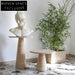 Chic Italian Design Round Marble Nesting Side Table Set for Living Room