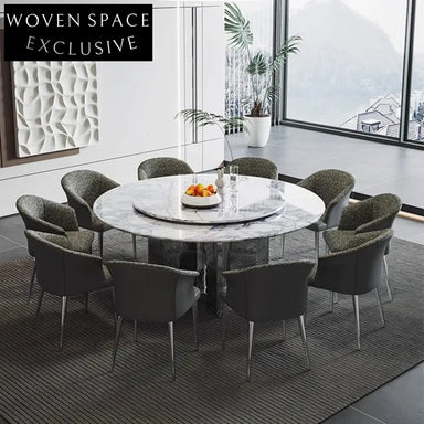 Chic Italian-Inspired Stainless Steel Frame Fabric Armrest Restaurant Dining Chair