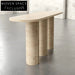 Chic Italian Minimalist Marble Console Table for Hallway & Living Room