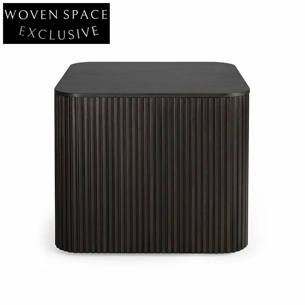 Chic Italian Minimalist Modern Solid Pine Wood Living Room Coffee Table