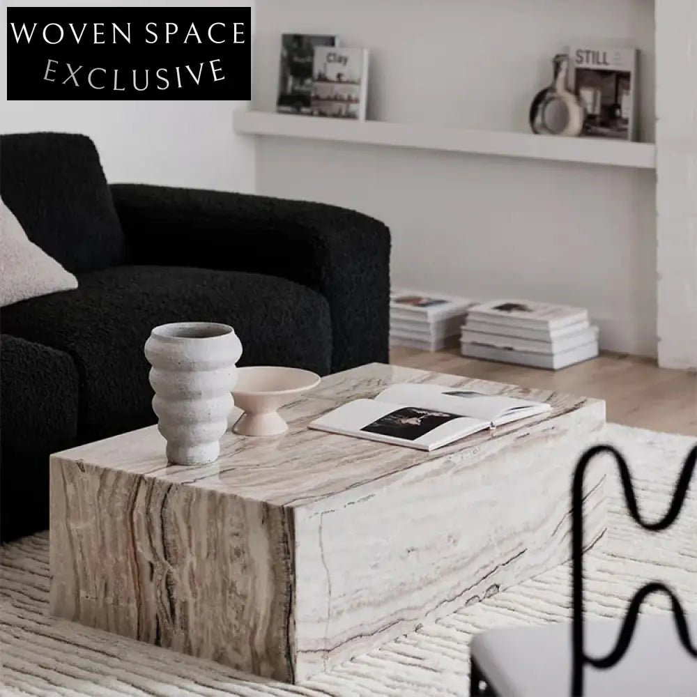 Chic Italian White Marble Gold Base Coffee & Side Table Modern Design