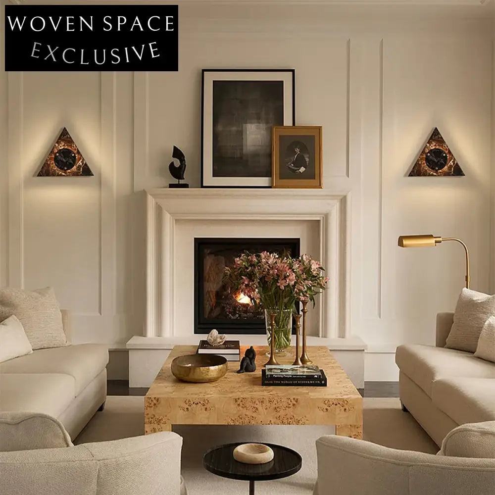 Chic Marble LED Wall Lamp: Modern Home & Hotel Interior Lighting Decor