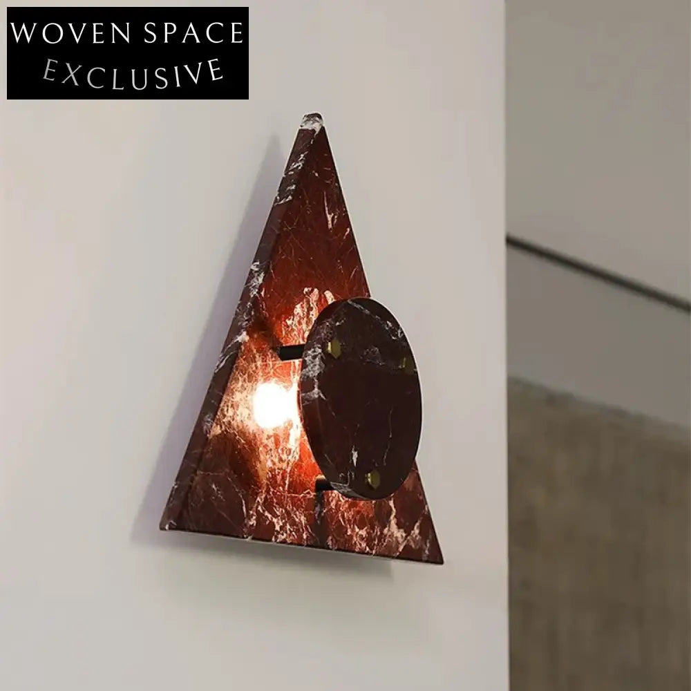 Chic Marble LED Wall Lamp: Modern Home & Hotel Interior Lighting Decor