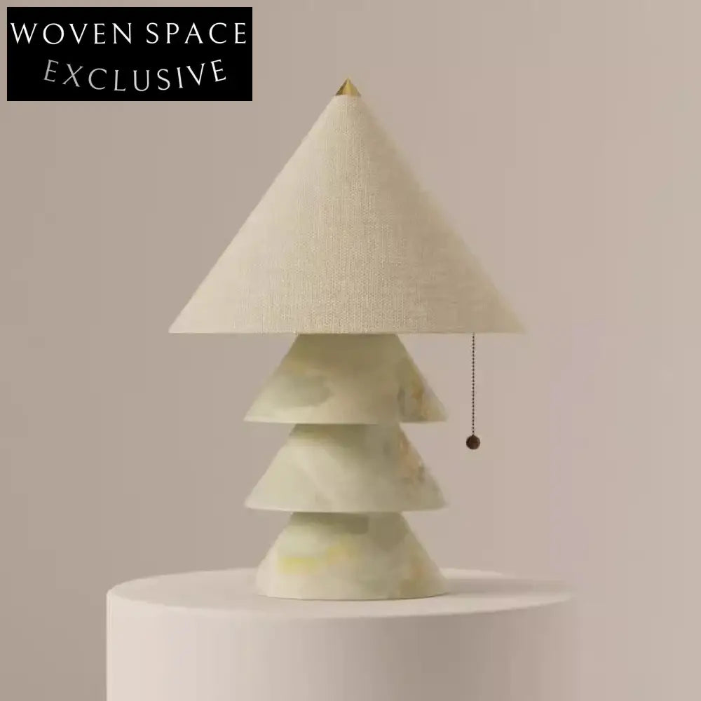Chic Minimalist Marble Base Decorative Accent Table Lamp for Modern Homes