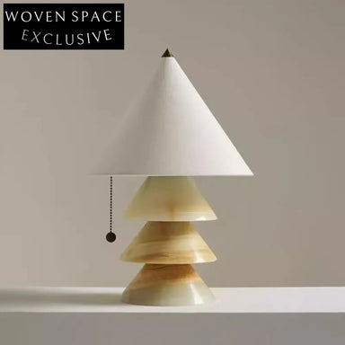 Chic Minimalist Marble Base Decorative Accent Table Lamp for Modern Homes