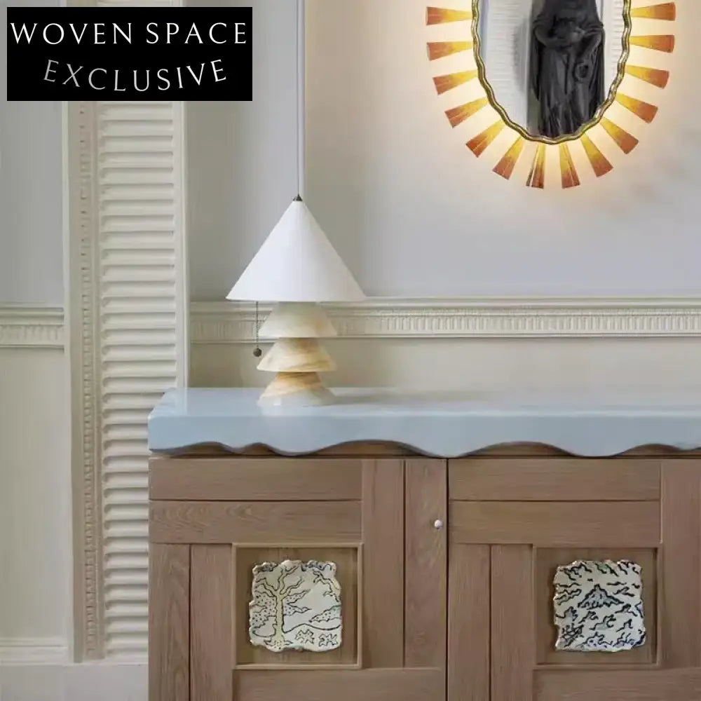 Chic Minimalist Marble Base Decorative Accent Table Lamp for Modern Homes