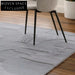 Chic Minimalist Polyester Rug - Italian Geometric Pattern, Durable Living Room Carpet