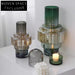 Chic Modern Art Deco Gradient Glass Vase Set for Elegant Home Decor