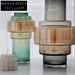 Chic Modern Art Deco Gradient Glass Vase Set for Elegant Home Decor