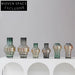 Chic Modern Art Deco Gradient Glass Vase Set for Elegant Home Decor