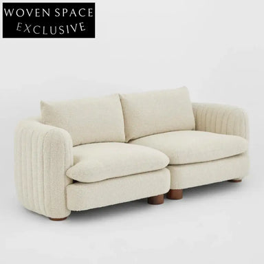 Chic Modern Boucle Sofa, Plush Luxury 3-Seater for Ultimate Living Comfort