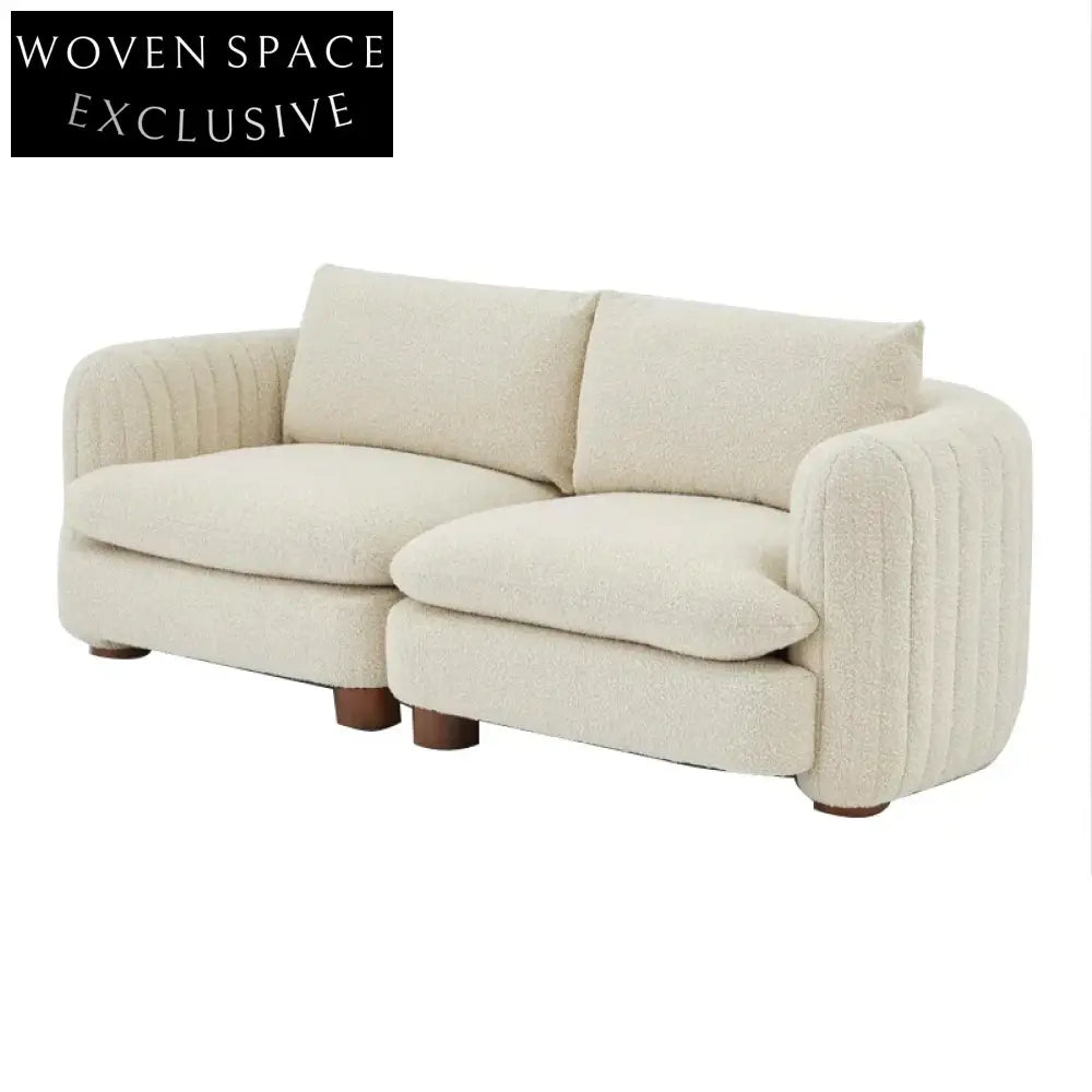Chic Modern Boucle Sofa, Plush Luxury 3-Seater for Ultimate Living Comfort