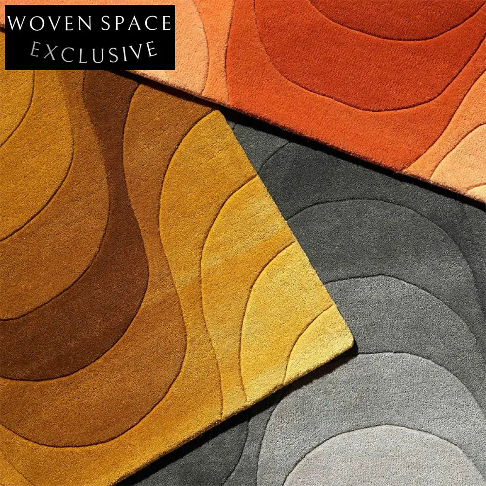 Chic Modern Geometric Polyester Area Rug for Living Room & Bedroom Decor