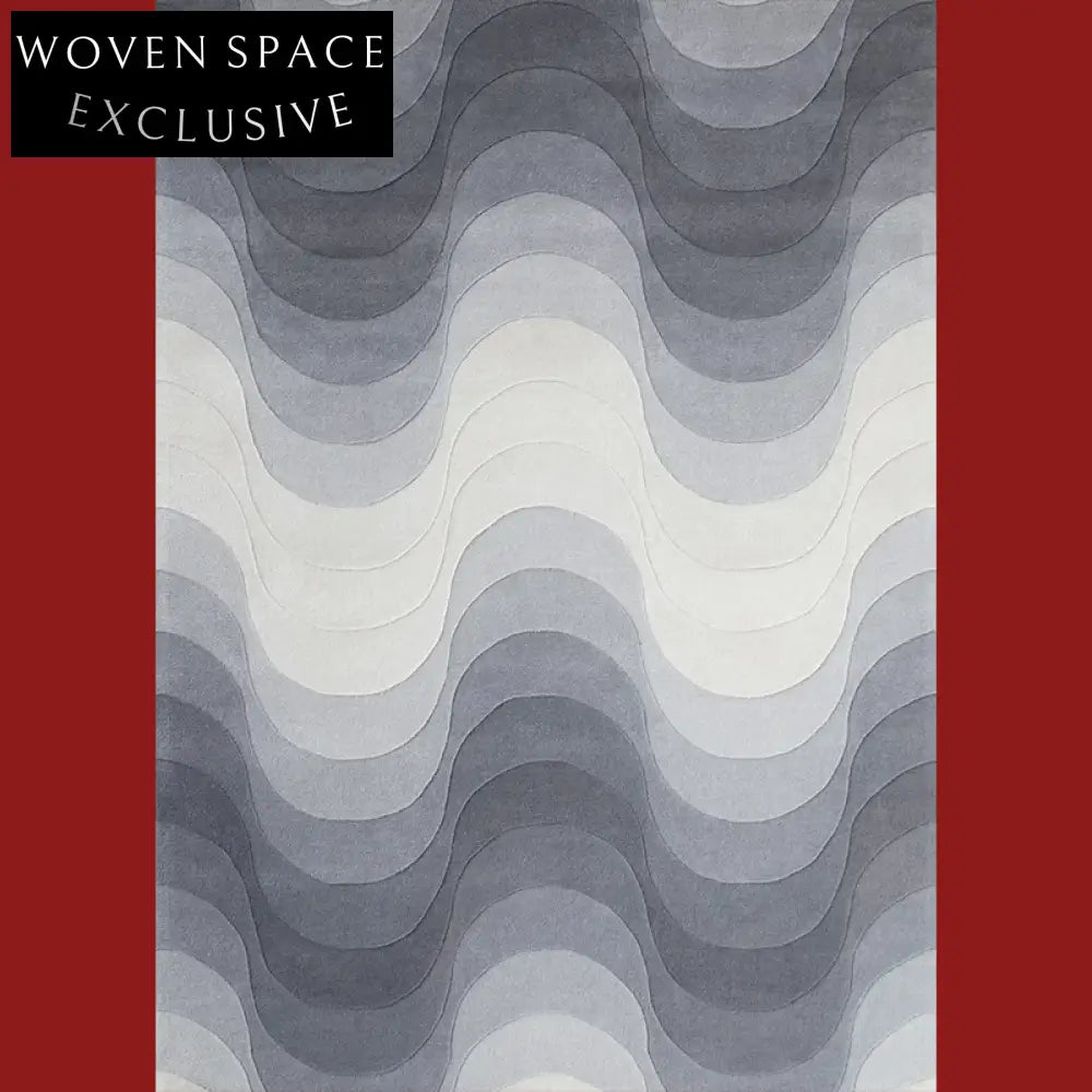 Chic Modern Geometric Polyester Area Rug for Living Room & Bedroom Decor