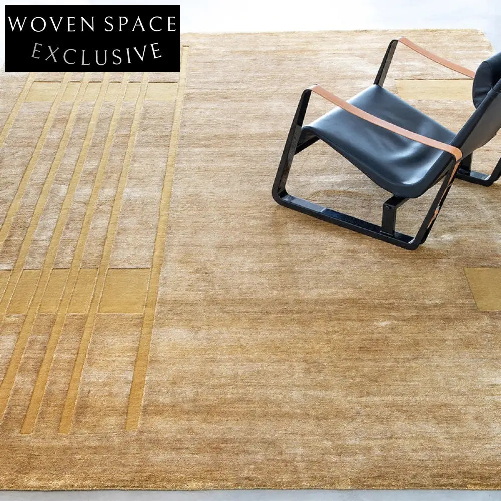 Chic Modern Minimalist Geometric Pattern Polyester Handmade Floor Area Rug