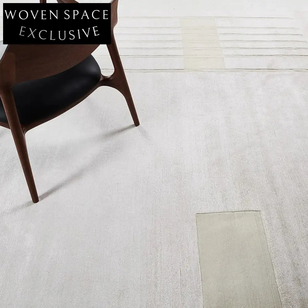Chic Modern Minimalist Geometric Pattern Polyester Handmade Floor Area Rug