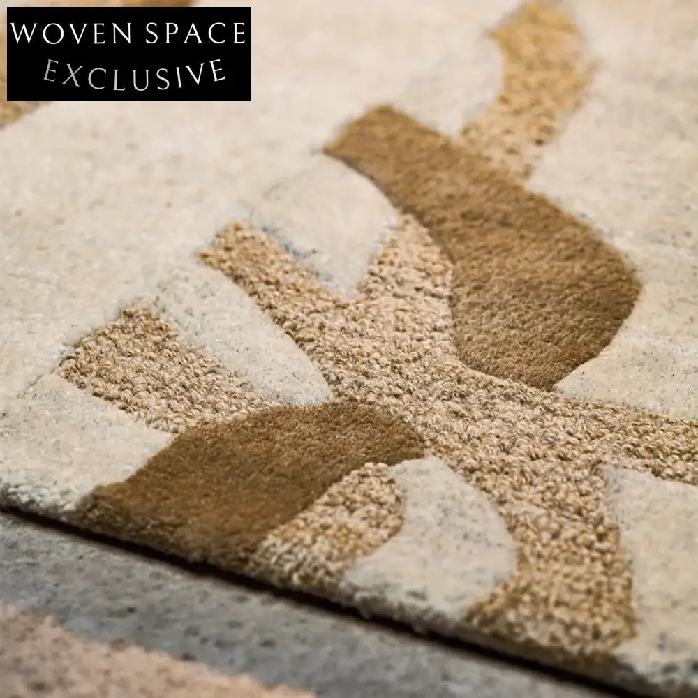 Chic Modern Minimalist Striped Polyester Living Room Area Rug