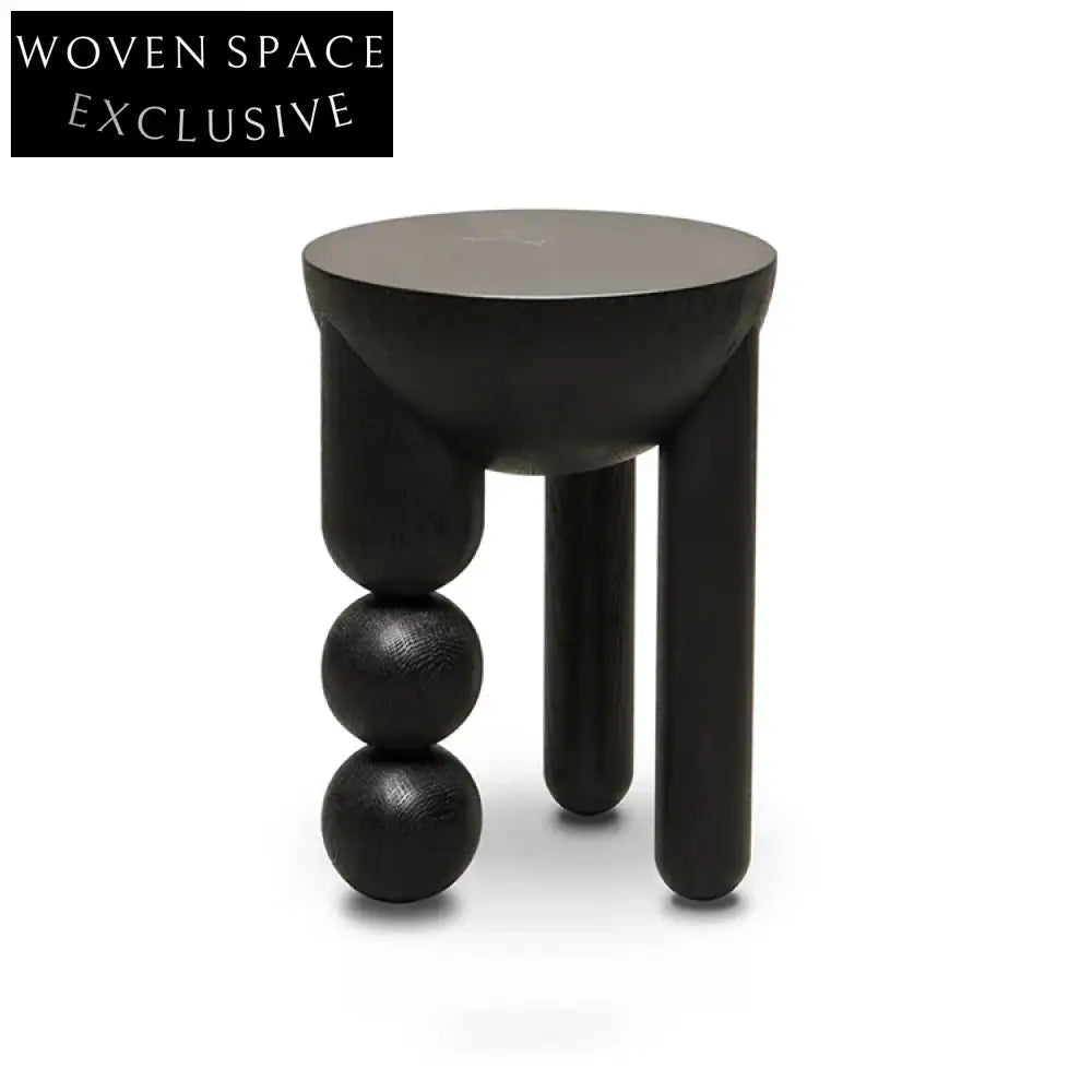 Chic Modern Round Wood Coffee Table with Irregular Base for Contemporary Living