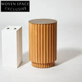 Chic Modern Solid Wood Round Cafe Coffee Table for Restaurant & Home