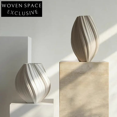 Chic Nordic Ceramic Flower Vase for Modern Home Decor and Dried Arrangements