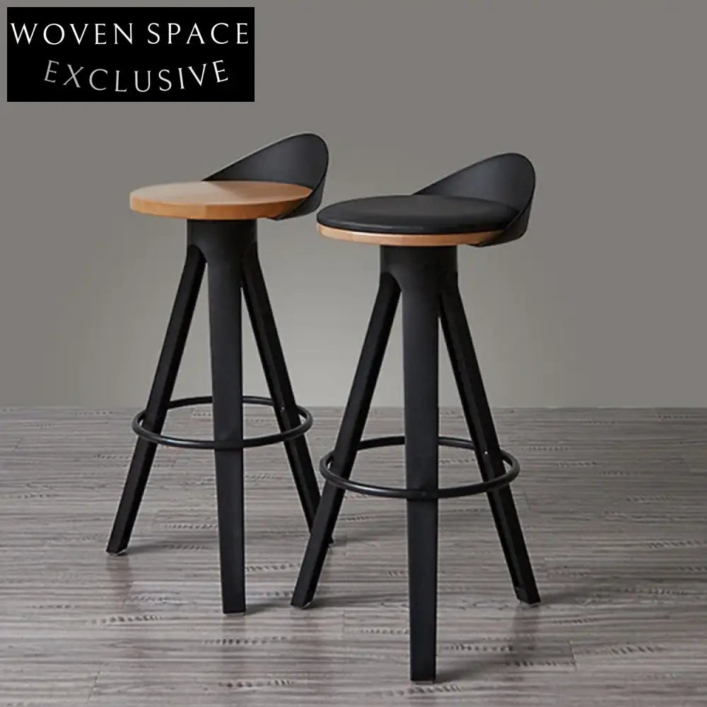 Chic Nordic Industrial Bar Stool with Modern Luxury Seating