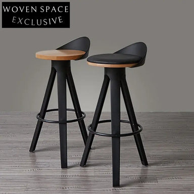 Chic Nordic Industrial Bar Stool with Modern Luxury Seating